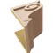 Ekena Millwork 12"W x 12"D x 12"H Wide Scroll Rough Cedar Woodgrain TimberThane Corbel, Primed Tan CORUR12X12X12SCRRCPR - alternate 6
